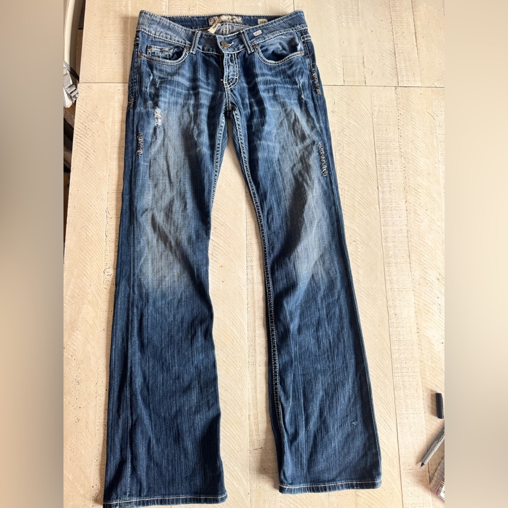 BKE Stella Light Blue Denim Jeans